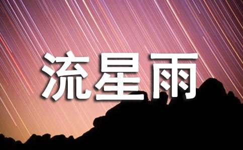 【實用】流星雨作文合集10篇